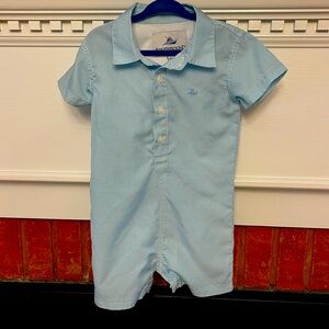 Southbound brand lightweight breathable fishing polo style romper size 12 months